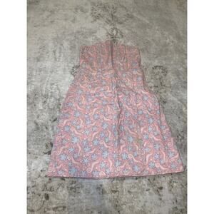 Vineyard Vines Pastel Seahorse Printed Strapless Seaside Dress Size‎ 4